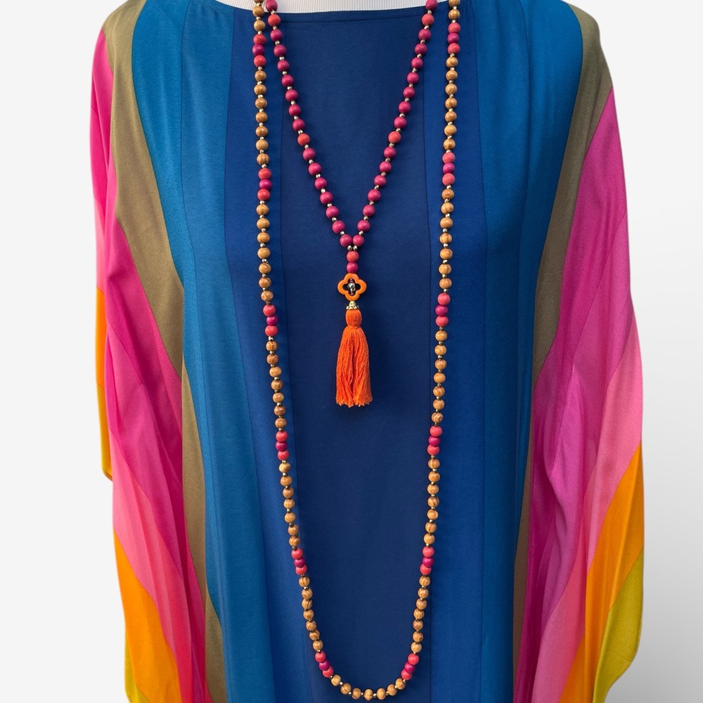 Trina Turk Bright Blue Prism Dress - Picture 3 of 11